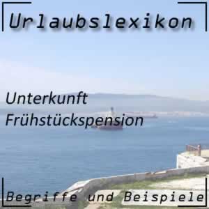 Frühstückspension im Tourismus