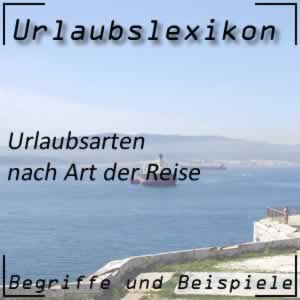 Urlaubsarten nach Art der Reise