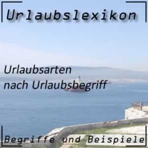 Urlaubsarten nach Urlaubsbegriff