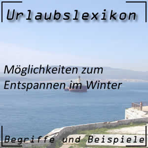 Entspannung im Winter suchen