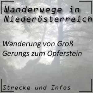 Wanderung von Groß Gerungs zum Opferstein