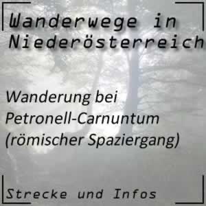 Wanderung Petronell-Carnuntum mit römischem Spaziergang