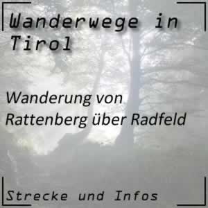 Wanderung Rattenberg mit Radfelder Höhenweg