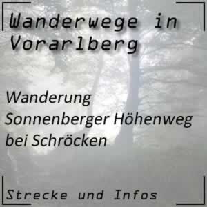 Wanderung Sonnenberger Höhenweg bei Schröcken