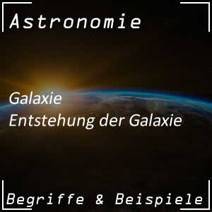 Entstehung einer Galaxie