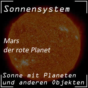 Planet Mars oder der rote Planet