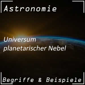 planetarischer Nebel im Universum