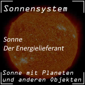 Sonne im Sonnensystem