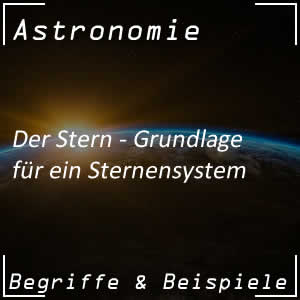 Stern im Universum