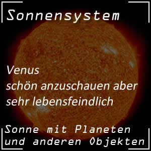 Venus im Sonnensystem