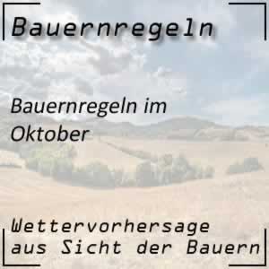 Bauernregeln im Oktober