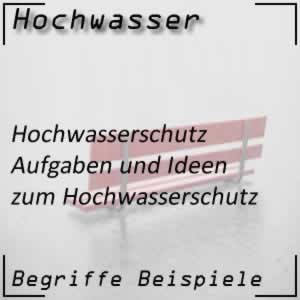 Hochwasser Hochwasserschutz Konzept