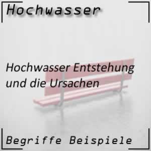 Hochwasser Ursachen Entstehung