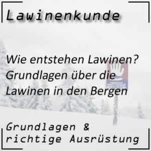 Lawine Grundlagen Lawinenwarnung