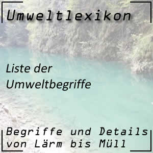 Liste der Umweltbegriffe