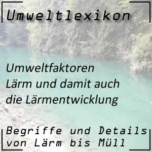 Lärm und Lärmbelastung