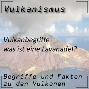 Lavanadel beim Vulkanausbruch