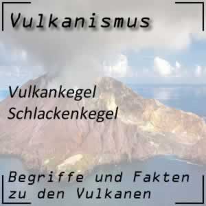 Schlackenkegel beim Vulkan