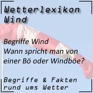 Bö beim Wind