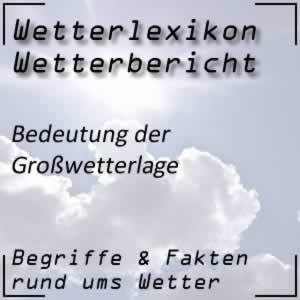 Großwetterlage beim Wetterbericht