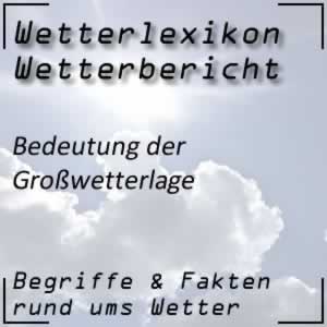 Großwetterlage beim Wetterbericht