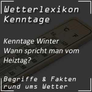 Heiztag in der Wetterstatistik