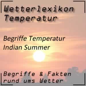 Indian Summer beim Wetter