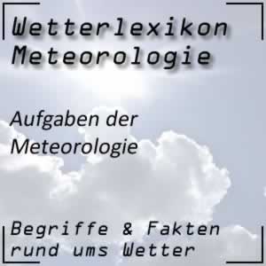 Aufgaben der Meteorologie