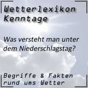 Niederschlagstag beim Wetter