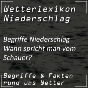 Schauer beim Wetter