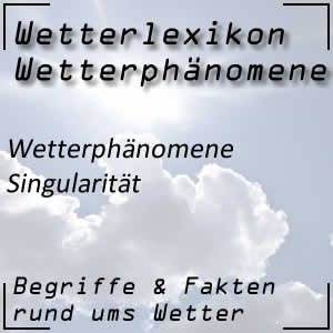 Singularität beim Wetter