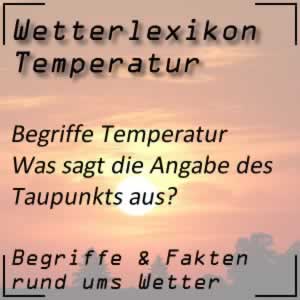 Taupunkt und seine Bedeutung beim Wetter