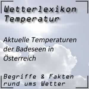 Badewetter und Wassertemperatur im Wetterbericht