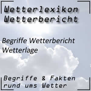 Wetterlage beim Wetterbericht