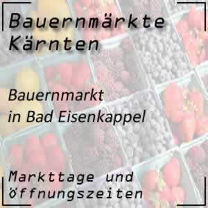 Bauernmarkt Bad Eisenkappel mit den Öffnungszeiten