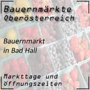 Bauernmarkt Bad Hall mit den Öffnungszeiten