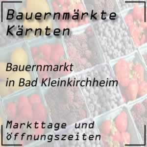 Bauernmarkt Bad Kleinkirchheim mit den Öffnungszeiten