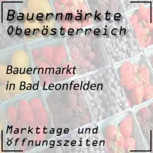 Bauernmarkt Bad Leonfelden mit den Öffnungszeiten