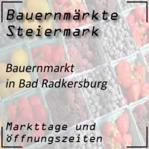 Bauernmarkt Bad Radkersburg mit den Öffnungszeiten