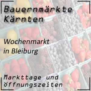 Bauernmarkt Bleiburg mit den Öffnungszeiten