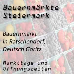 Bauernmarkt Deutsch Goritz mit den Markttagen