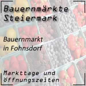 Bauernmarkt Fohnsdorf mit den Öffnungszeiten