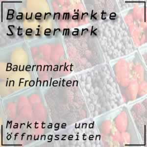 Bauernmarkt Frohnleiten mit den Öffnungszeiten