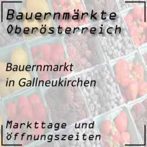 Bauernmarkt Gallneukirchen mit den Öffnungszeiten