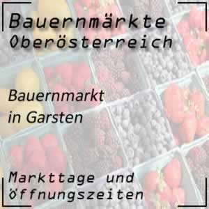 Bauernmarkt Garsten mit den Öffnungszeiten