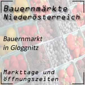 Bauernmarkt Gloggnitz mit den Öffnungszeiten