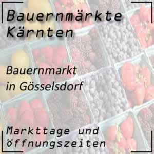 Bauernmarkt Gösselsdorf mit den Öffnungszeiten