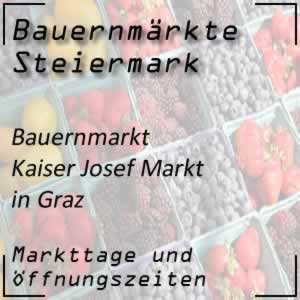 Kaiser Josef Markt Graz mit den Öffnungszeiten