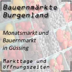 Monatsmarkt und Bauernmarkt Güssing