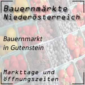 Bauernmarkt Gutenstein mit den Öffnungszeiten